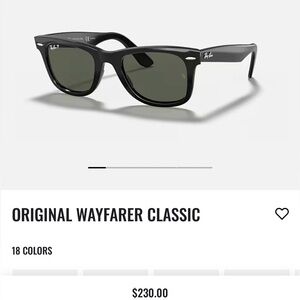 Ray Ban Sunglasses (unisex)